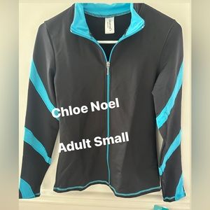 Chloe Noel ice skating practice jacket